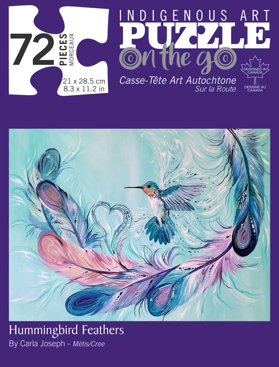 Puzzle - 72 Piece - Hummingbird Feathers
