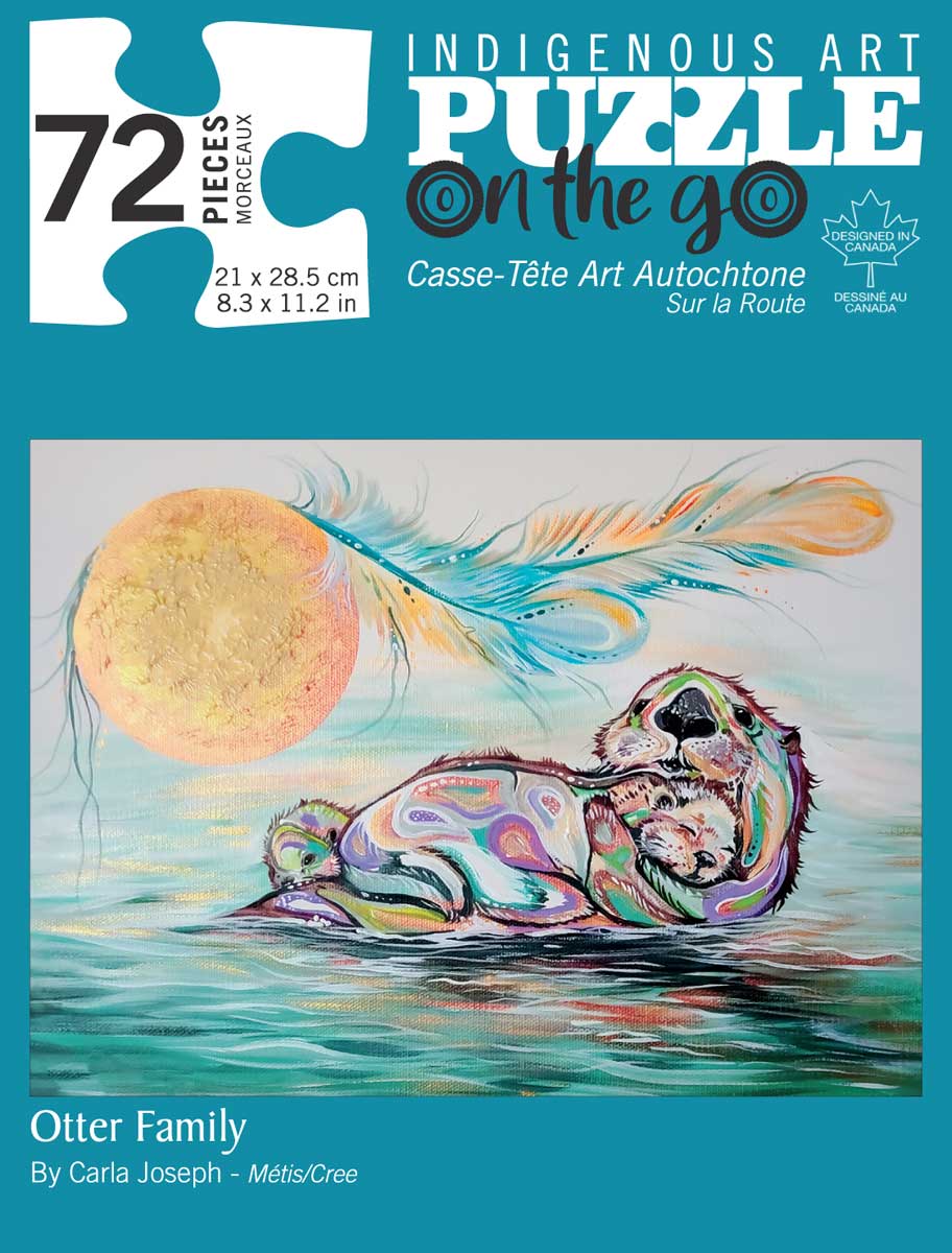 Puzzle - 72 Piece - Otter Family