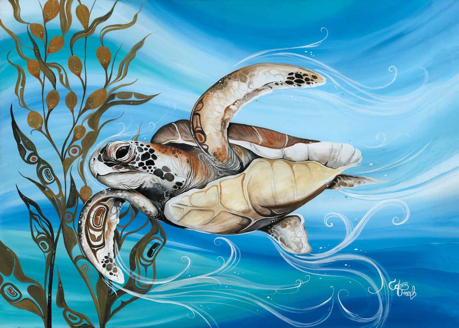 Card - Grand Sea Turtle - 6x9
