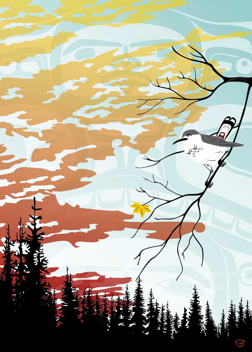 Card - Preston - Winter is Coming Bird - 6x9