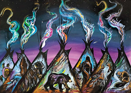 Card - Joseph -Seven Sacred Tipis - 6x9