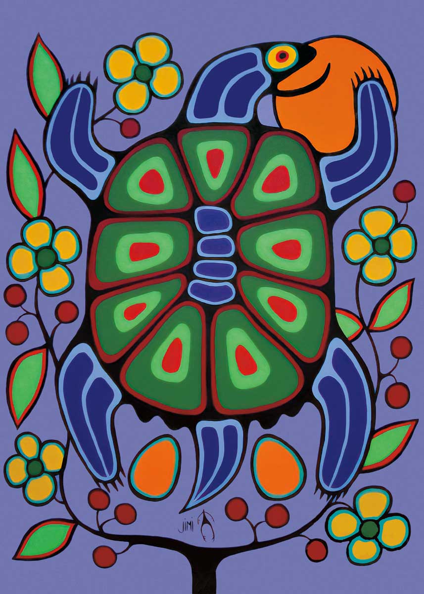 Card - Oskineegish -  Turtle Mother - 6x9