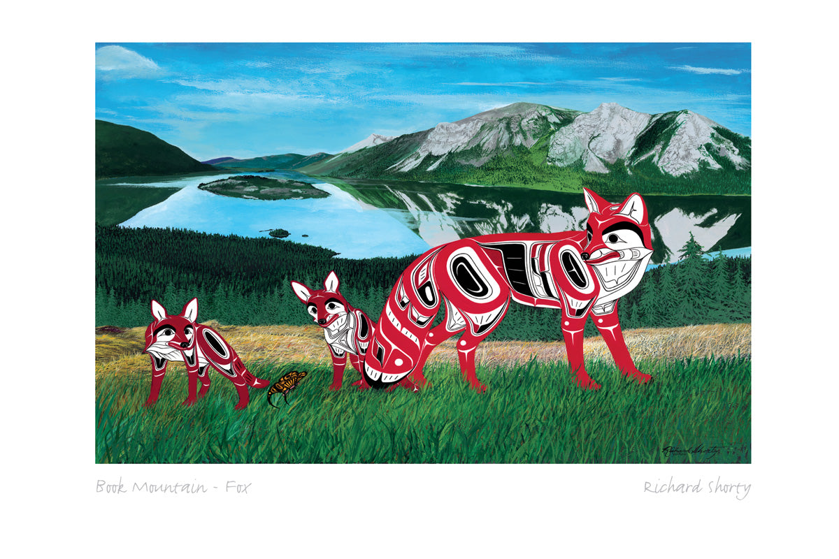 Card - Shorty - Book Mountain Fox - 6x9