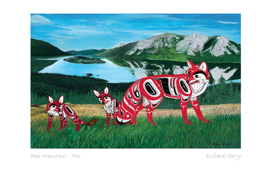 Card - Shorty - Book Mountain Fox - 6x9